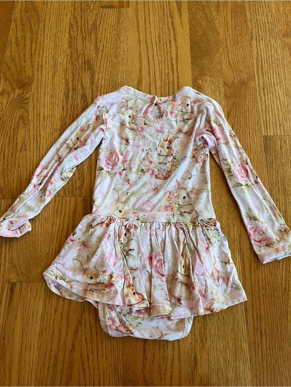 Bums & Roses Hunny Bunny Ruffle Dress Size 12-18 month